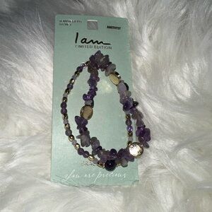 🆕 “I AM”- Amethyst [Limited Edition] SemiPrecious Stones Bracelet 💜